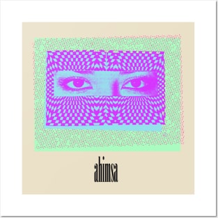 ahimsa eyes Posters and Art